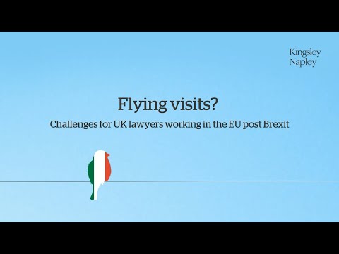 Flying visits? Challenges for UK lawyers working in the EU post Brexit – Italy
