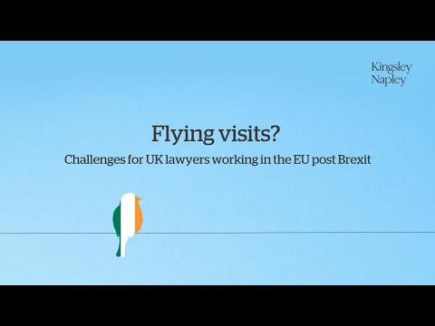 Flying visits? Challenges for UK lawyers working in the EU post Brexit – Ireland