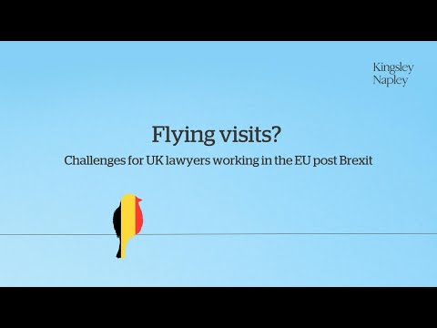 Flying visits? Challenges for UK lawyers working in the EU post Brexit – Belgium
