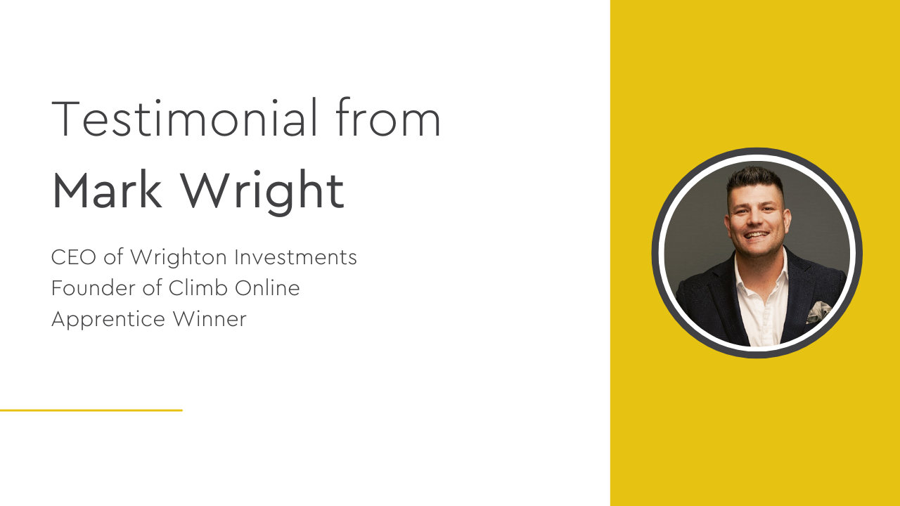 Testimonial from Mark Wright